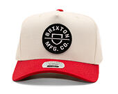 Kappe Brixton - Crest MP Snapback - Off White/Rush