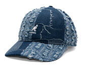 Kappe Kangol - TRENDS PACK - Denim Mashup Baseball - Medium Blue