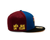Kappe New Era - "Mes Que Un" 59FIFTY - Barcelona FC - Cardinal/Blue