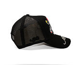 Kappe Ed Hardy - Love-Slowly Twill Front Mesh Trucker - Black