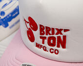 Kappe Brixton - Cherry MP Trucker - Off White/Pink