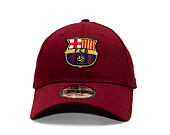 Kappe New Era - Core Logo 9FORTY - Barcelona FC - Cardinal
