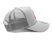 Kappe New Era - Core Logo 9FORTY A-Frame Trucker - Prague Eagles - Grey