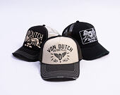 Kappe Von Dutch - Trucker - Calif. Motorcycles 1929 Grey/Distressed Black Denim