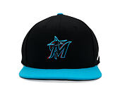 Kappe Nike - Dri-Fit Pro - Miami Marlins - Black 00A/Light Current Blue