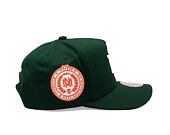 Kappe Mitchell & Ness  - Branded Emerald Slam Pro Pinch Snapback - Green/Orange