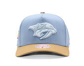 Kappe Mitchell & Ness  - NHL Frosted Peak - Pro Pinch Snapback - Nashville Predators - Blue/Green