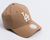 Damen Kappe New Era - MLB Linen 9FORTY - LA Dodgers - Camel