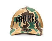 Kappe New Era - MLB Wordmark Camo 9FORTY M-CROWN - San Diego Padres - Wheat