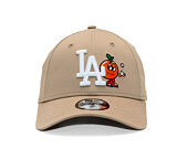 Kinder Kappe New Era - MLB Icon 9FORTY - LA Dodgers - Camel / White