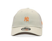 Kinder Kappe New Era - MLB Homefield 9FORTY Trucker - NY Yankees - Stone / Orange
