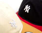 Kappe New Era - MLB Mini Logo Washed Contrast 9TWENTY - NY Mets - Cream / Dusted Ochre