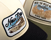 Kappe New Era - Branded Wild West Patch 9FORTY M-CROWN A-Frame Trucker - Cream / Navy