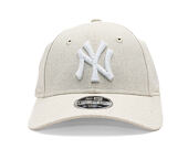 Kinder Kappe New Era - MLB Linen 9FORTY M-CROWN - NY Yankees - Stone / White