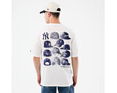 T-Shirt New Era - MLB Cap Graphic Oversized Tee - NY Yankees - White