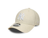 Kappe New Era - MLB Linen 9FORTY M-CROWN - NY Yankees - Stone