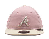 Kappe New Era - MLB Washed Tie Dye 9FIFTY Retro Crown - Atlanta Braves - Pink