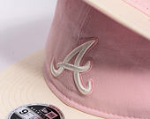 Kappe New Era - MLB Washed Tie Dye 9FIFTY Retro Crown - Atlanta Braves - Pink