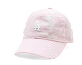 Kinder Kappe New Era - MLB Seersucker 9TWENTY - LA Dodgers - Pink Rouge