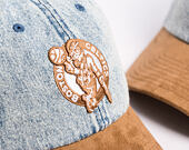 Kappe Mitchell & Ness - Den Suede Strapback - NBA - Boston Celtics - Blue