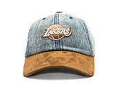 Kappe Mitchell & Ness - Den Suede Strapback - NBA - Los Angeles Lakers - Blue