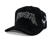Kappe Reflection Luxury New Angel Cap - Black Silver Script