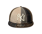 Kappe New Era - MLB IMAGE DROP Patchwork 9FIFTY Retro Crown - NY Yankees - Brown