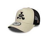 Kappe New Era - Core Logo 9FORTY A-Frame Trucker - ASTON VILLA FC - Stone