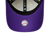 Kinder Kappe New Era - MLB League Essential 9FORTY - LA Dodgers - Cream / Purple