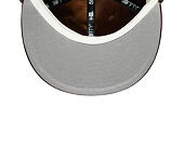 Kappe New Era - MLB IMAGE DROP Leather Dog-Ear 59FIFTY - NY Yankees - Deep Auburn