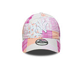 Kinder Kappe New Era - MLB Patchwork 9TWENTY - NY Yankees - Blush Pink / Fuchsia