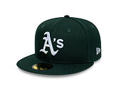 Kappe New Era - MLB League Essential 59FIFTY - Oakland Athletics - Green / White