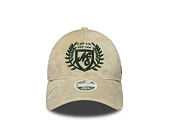 Damen Kappe New Era - Branded Velour 9FORTY M-CROWN A-Frame Trucker - Cream