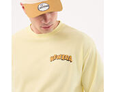 T-Shirt New Era - Branded Beach Party Graphic Oversized Tee - Yellow