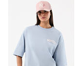T-Shirt New Era - Branded Block Party Graphic Oversized Tee - Sky Blue