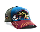 Kappe Von Dutch - Trucker - Patch & Print - Red / Navy