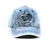 Damen Kappe DAD CAP EN JEAN AVEC PATCH VD A FRANGES