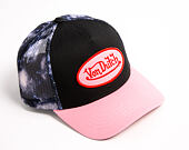 Damen Kappe Von Dutch - Baseball - Galaxy Mesh Patch - Black / Pink