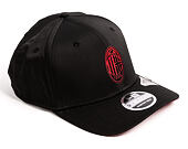 Kappe New Era - Poly 9SEVENTY Stretch-Snap - AC MILAN - Black