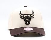 Kappe Mitchell & Ness - NBA Brown And Cream Pro Snapback - Chicago Bulls - Cream