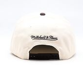 Kappe Mitchell & Ness - NBA Brown And Cream Pro Snapback - New York Knicks - Cream