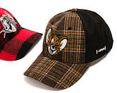 Kappe Capslab - Tom & Jerry Trucker - Jerry Wink Checkered - Brown / Black