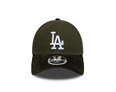 Kappe New Era - MLB Cord Visor 9FORTY M-CROWN - LA Dodgers - New Olive