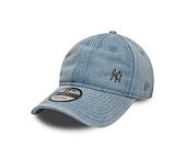 Kappe New Era - MLB Washed Denim Pin 9TWENTY - NY Yankees - Pastel Blue