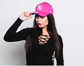 Damen Kappe New Era - MLB Essential 9FORTY - NY Yankees - Pink / White