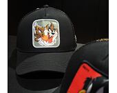 Kappe Capslab Trucker - Looney Tunes - Taz - Black