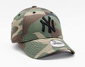 Kinder Kappe New Era - MLB The League 9FORTY - NY Yankees - Woodland Camo