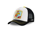 Kappe Capslab Charlie Trucker White / Black - CHA