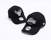 Kappe New Era 9FORTY NBA Essential outline Chicago Bulls Strapback Black