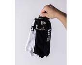 3 Paar Socken New Era Flag Sneaker 3Pack White